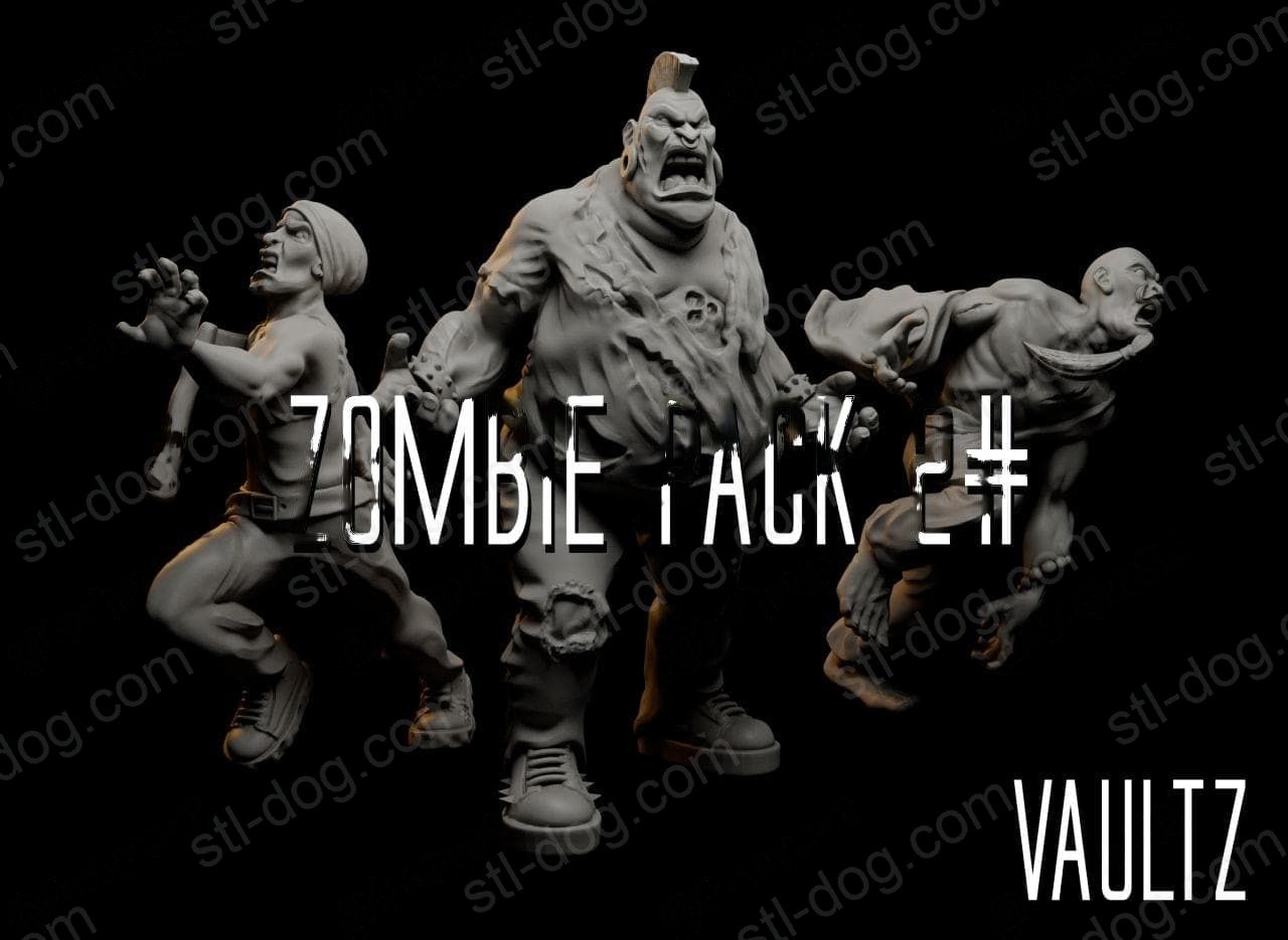 僵尸包(Zombie Pack) 3D打印图纸